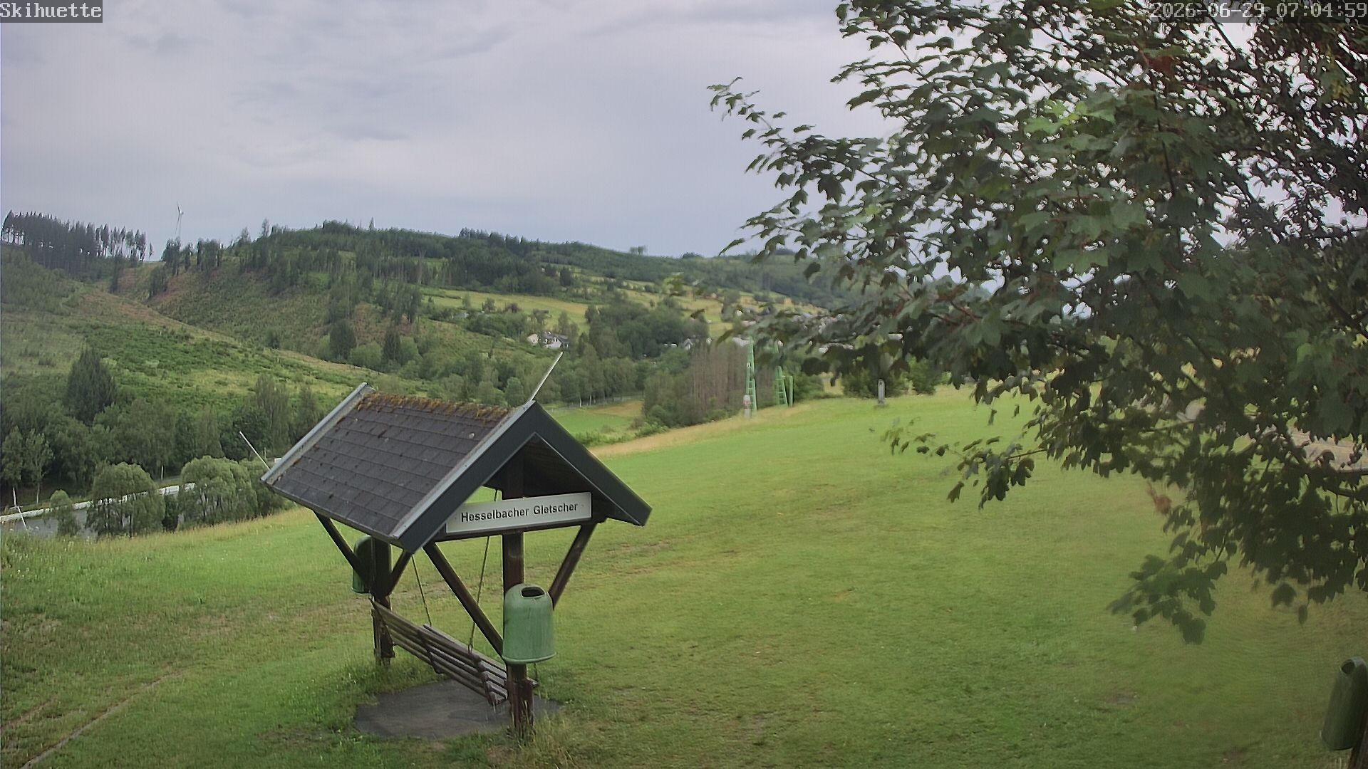 Archiv Foto Webcam Blick auf Hesselbach