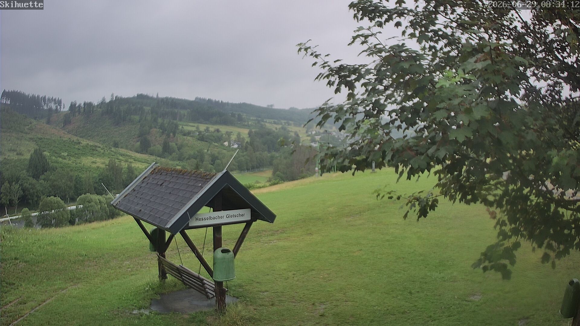 Archiv Foto Webcam Blick auf Hesselbach