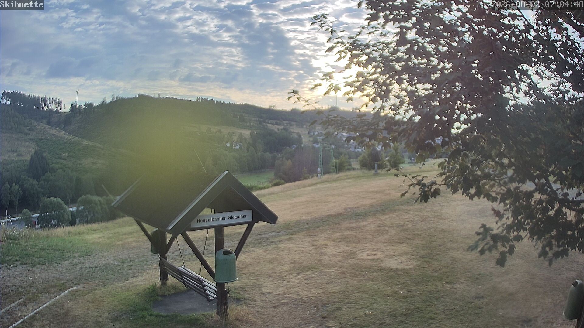 Archiv Foto Webcam Blick auf Hesselbach