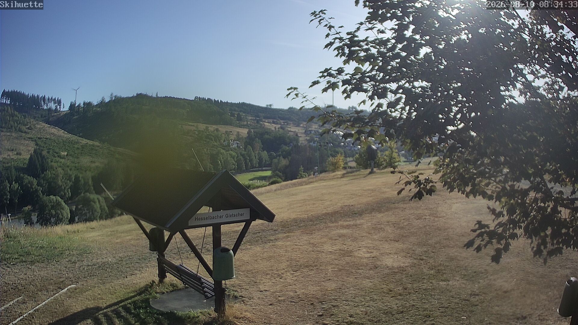 Archiv Foto Webcam Blick auf Hesselbach