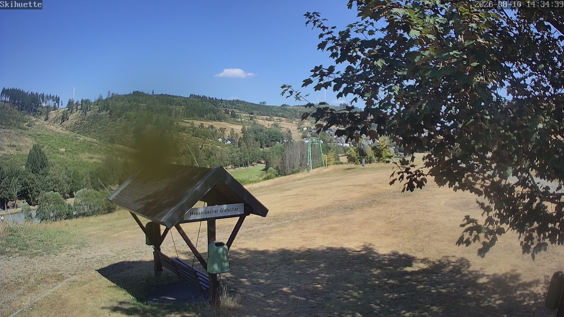 Archiv Foto Webcam Blick auf Hesselbach