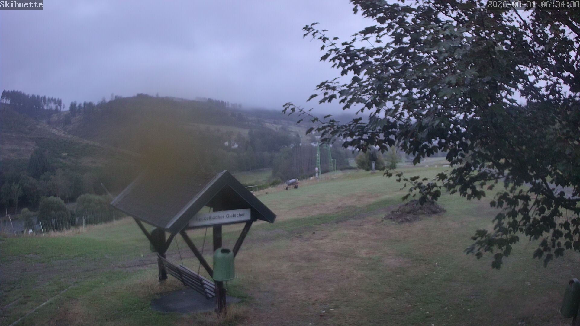 Archiv Foto Webcam Blick auf Hesselbach