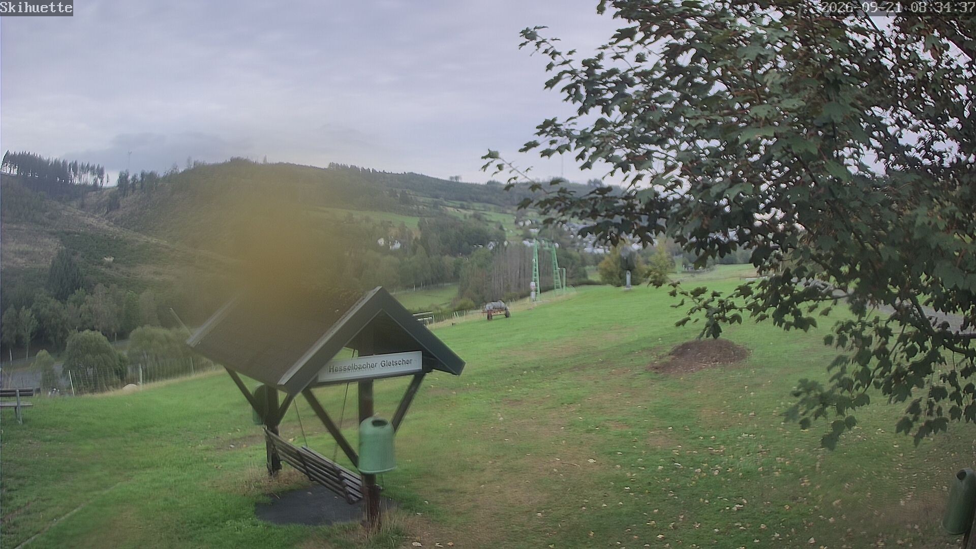Archiv Foto Webcam Blick auf Hesselbach