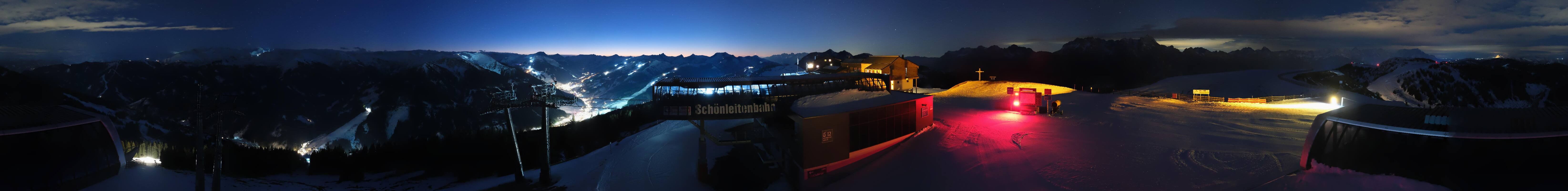 Archived image Webcam Wildenkarkogel (Saalbach)