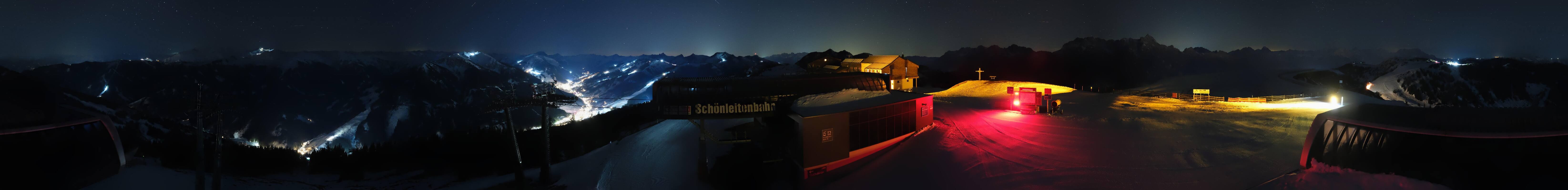 Archived image Webcam Wildenkarkogel (Saalbach)