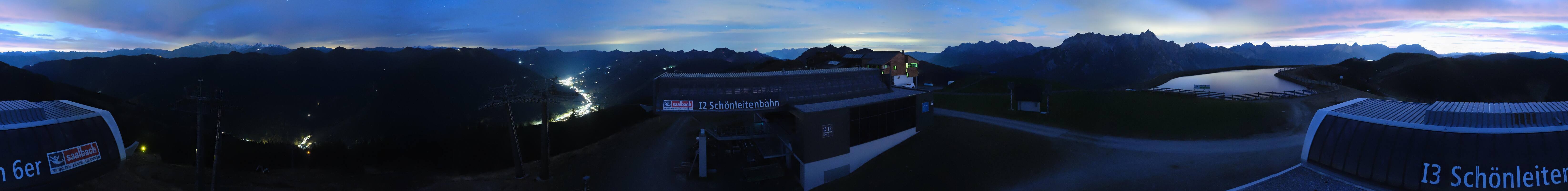 Archived image Webcam Wildenkarkogel (Saalbach)