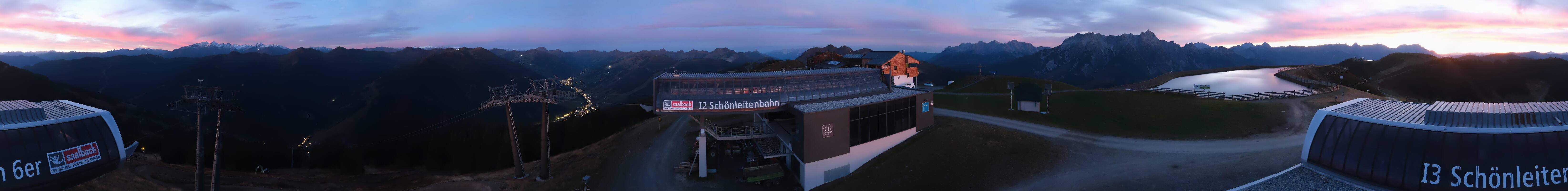 Archived image Webcam Wildenkarkogel (Saalbach)