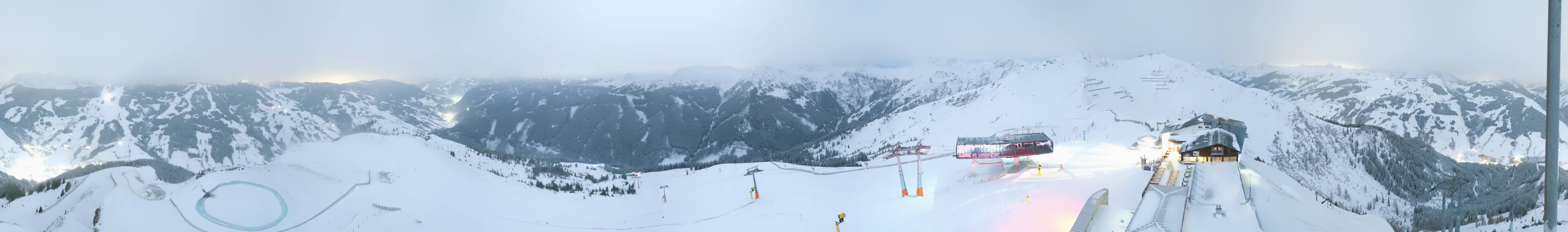 Archiv Foto Webcam Schattberg Ost bei Saalbach