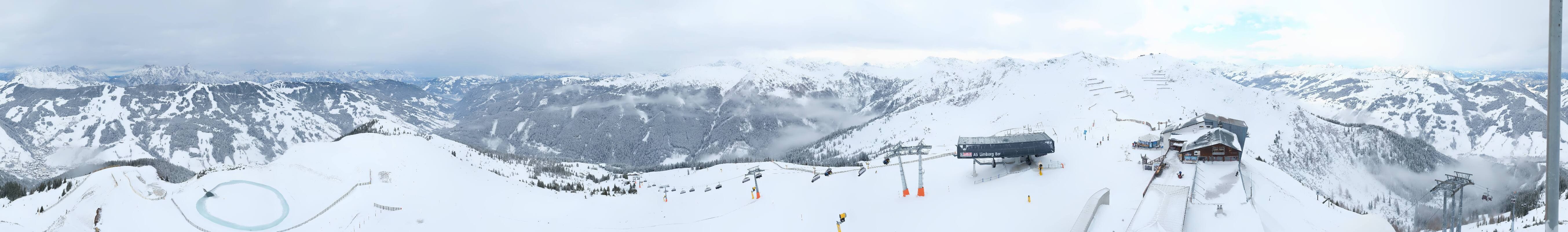 Archiv Foto Webcam Schattberg Ost bei Saalbach