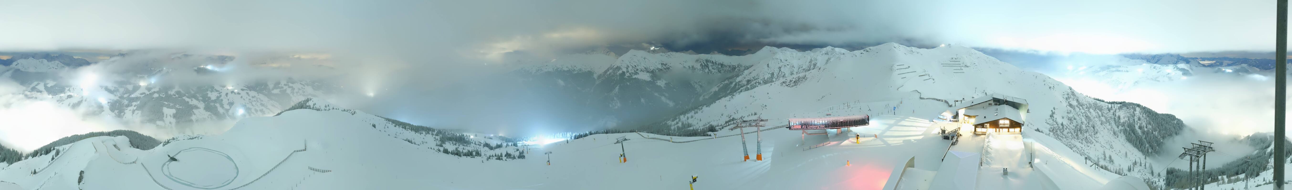 Archiv Foto Webcam Schattberg Ost bei Saalbach