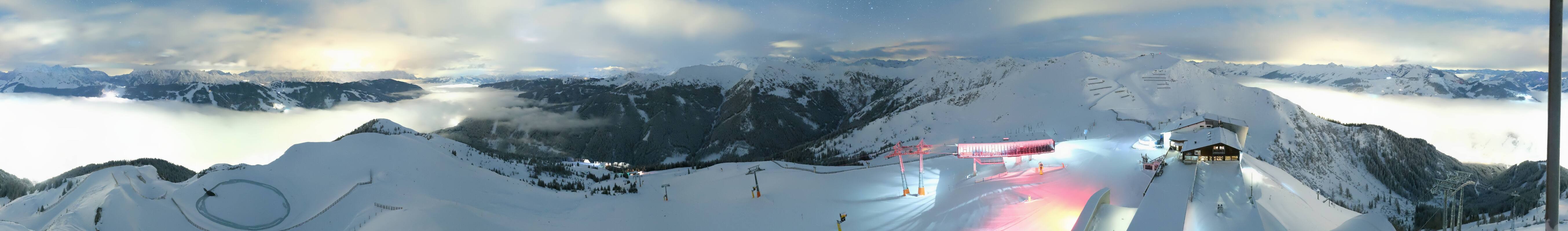 Archiv Foto Webcam Schattberg Ost bei Saalbach