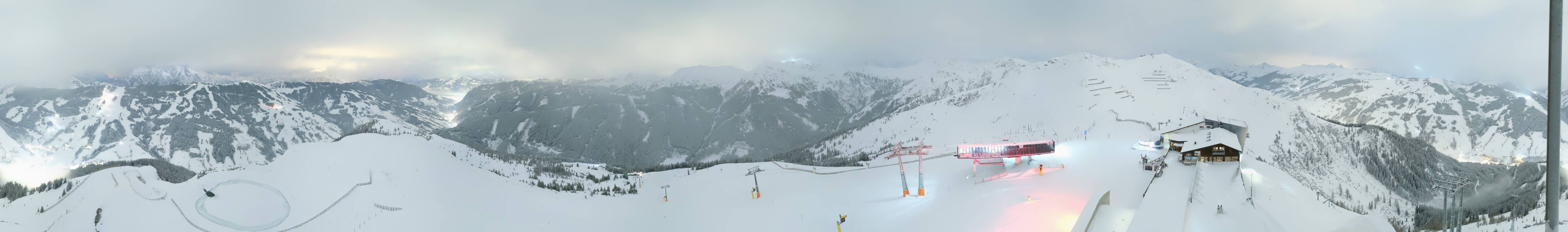 Archiv Foto Webcam Schattberg Ost bei Saalbach