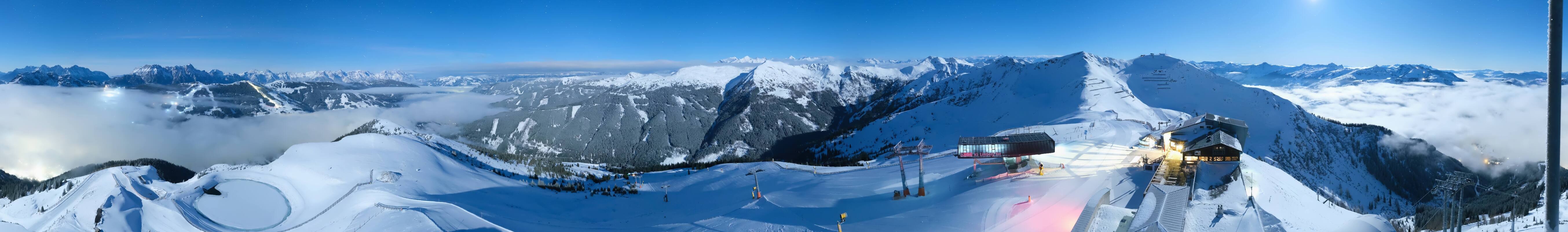 Archiv Foto Webcam Schattberg Ost bei Saalbach