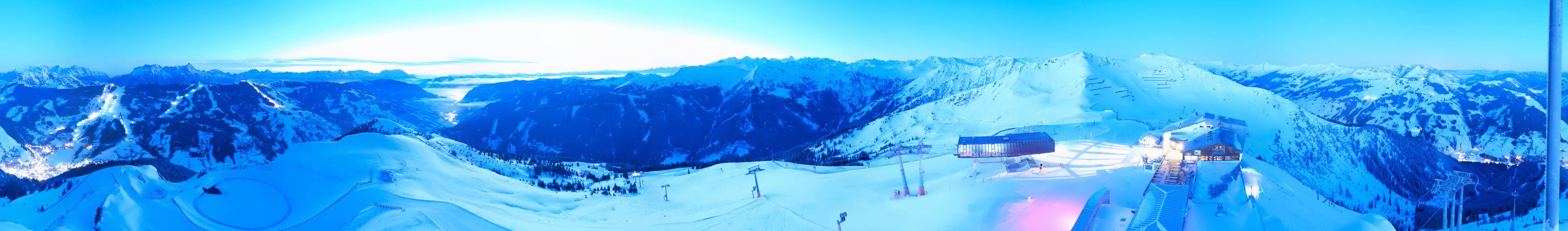 Archiv Foto Webcam Schattberg Ost bei Saalbach