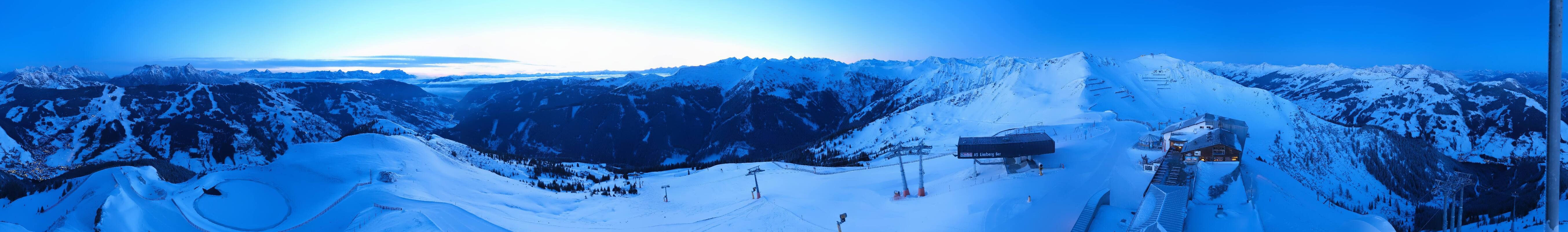 Archiv Foto Webcam Schattberg Ost bei Saalbach