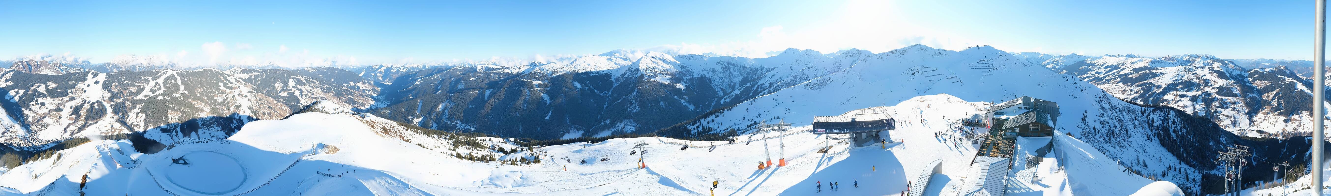 Archiv Foto Webcam Schattberg Ost bei Saalbach