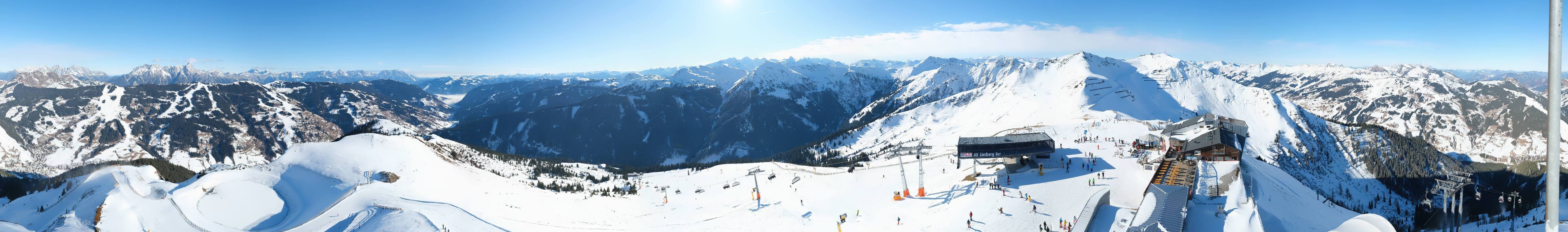 Archiv Foto Webcam Schattberg Ost bei Saalbach