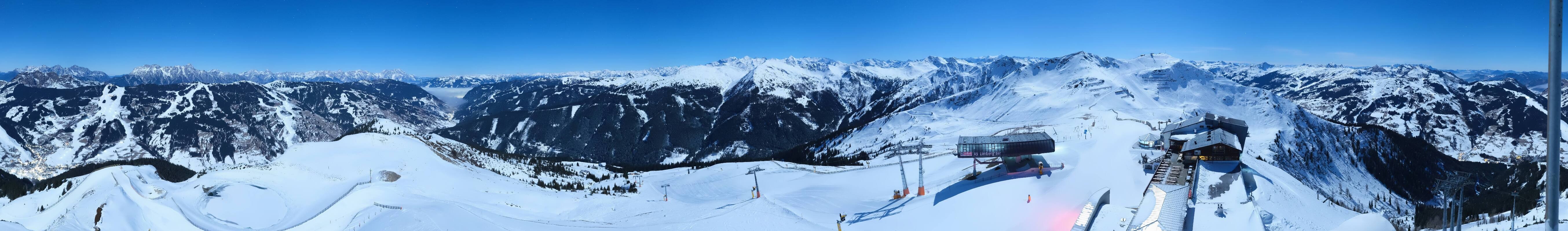 Archiv Foto Webcam Schattberg Ost bei Saalbach
