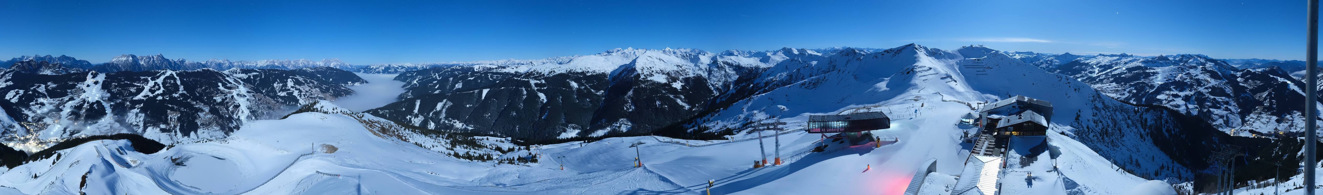 Archiv Foto Webcam Schattberg Ost bei Saalbach