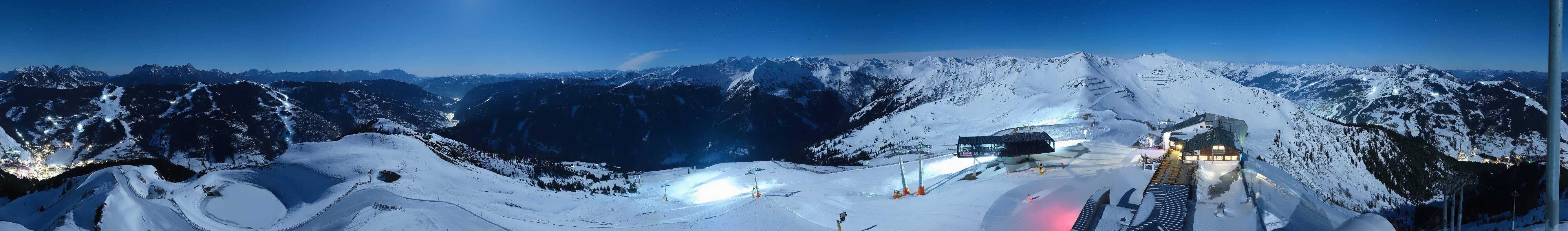 Archiv Foto Webcam Schattberg Ost bei Saalbach