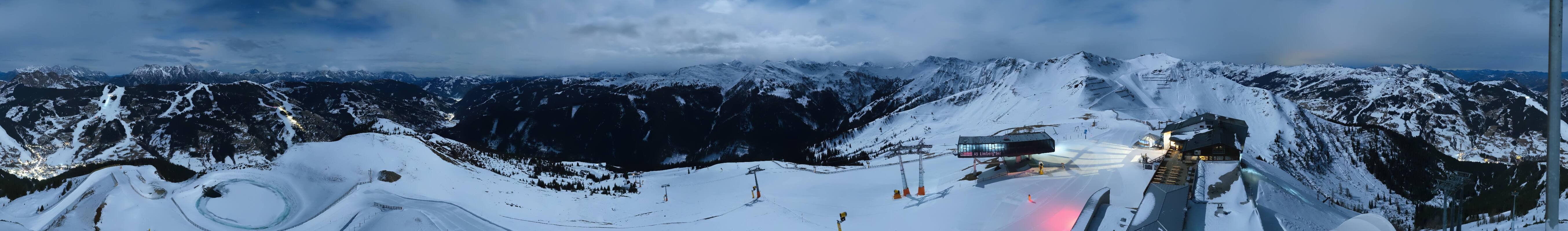 Archiv Foto Webcam Schattberg Ost bei Saalbach