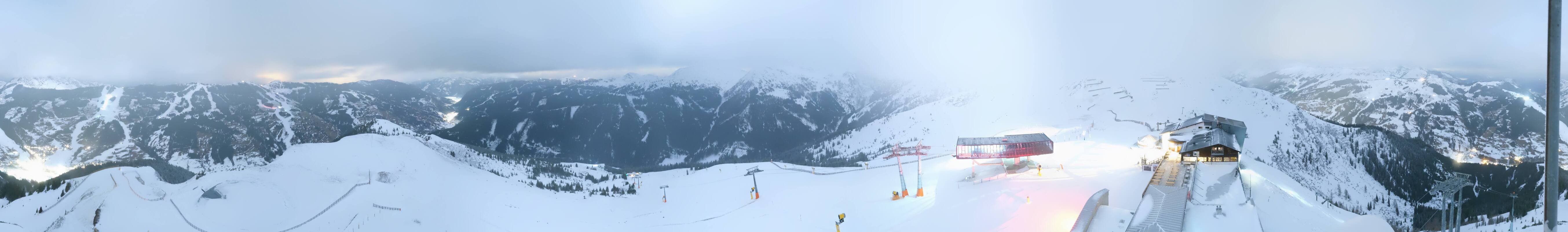 Archiv Foto Webcam Schattberg Ost bei Saalbach