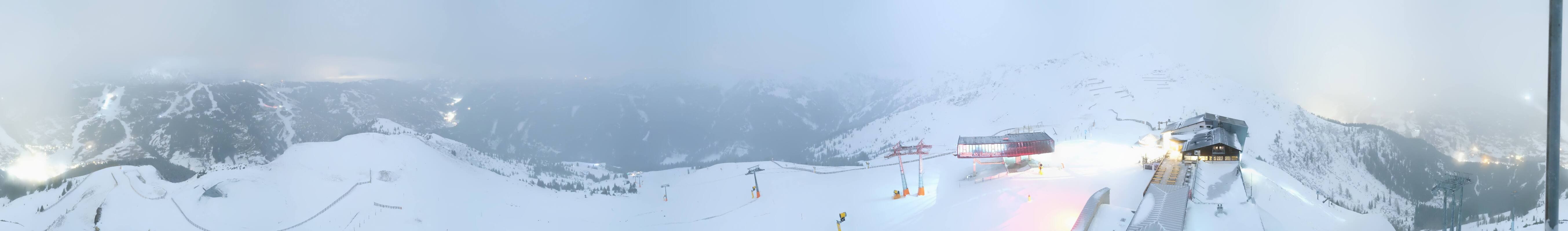 Archiv Foto Webcam Schattberg Ost bei Saalbach