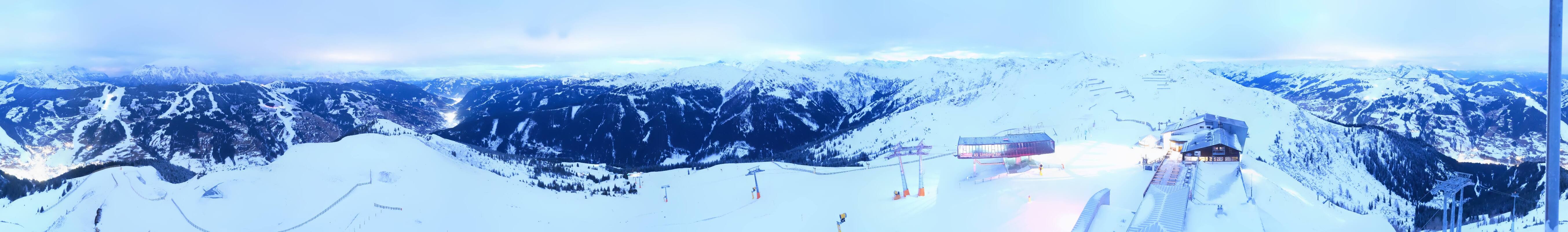 Archiv Foto Webcam Schattberg Ost bei Saalbach