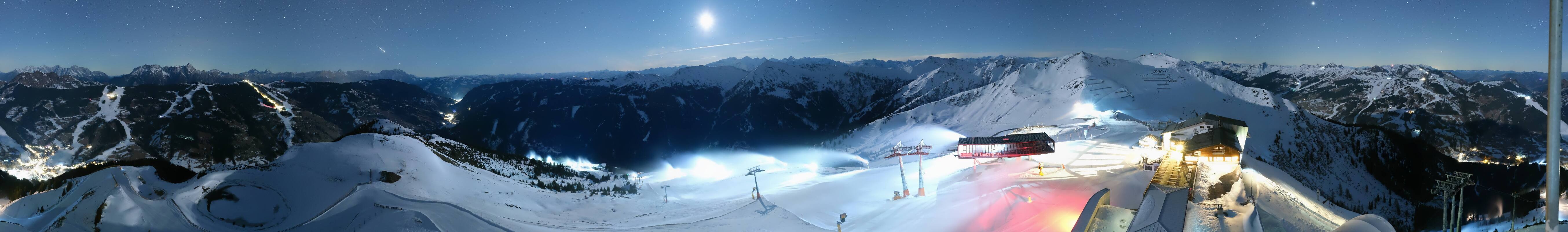 Archiv Foto Webcam Schattberg Ost bei Saalbach