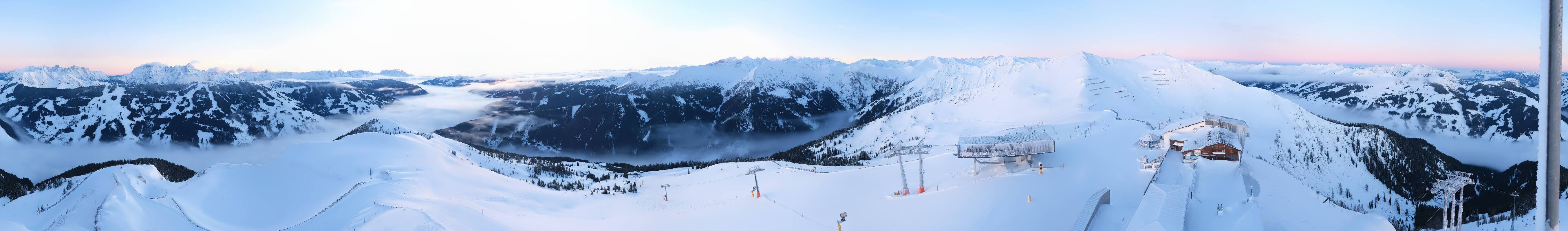 Archiv Foto Webcam Schattberg Ost bei Saalbach