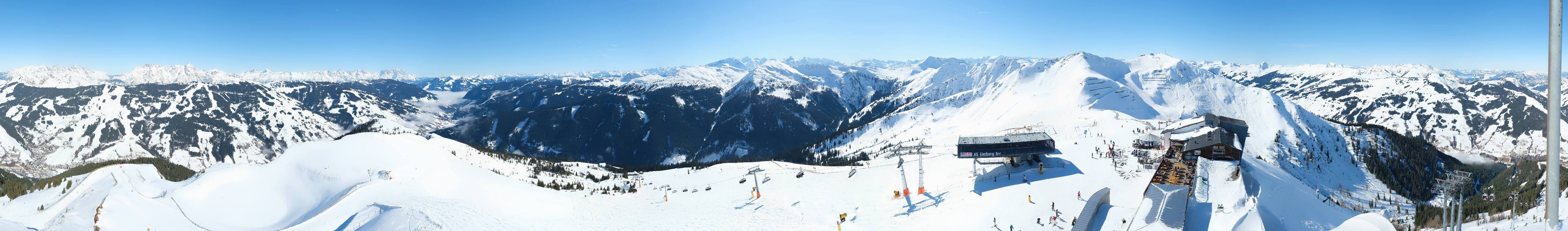 Archiv Foto Webcam Schattberg Ost bei Saalbach