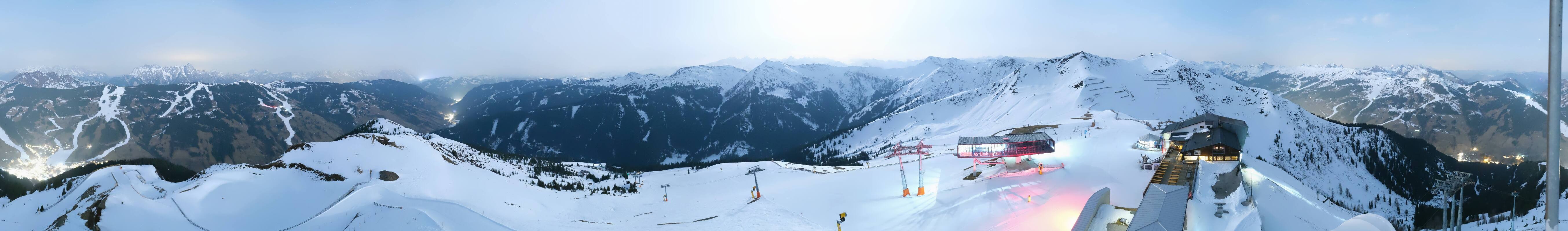 Archiv Foto Webcam Schattberg Ost bei Saalbach