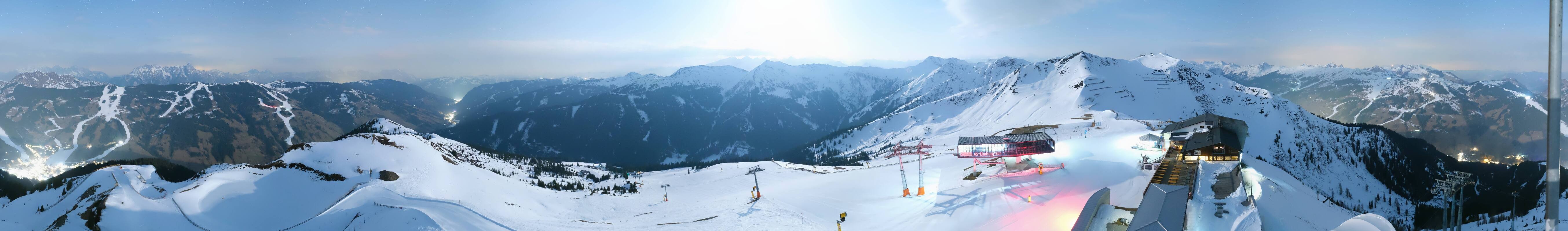 Archiv Foto Webcam Schattberg Ost bei Saalbach