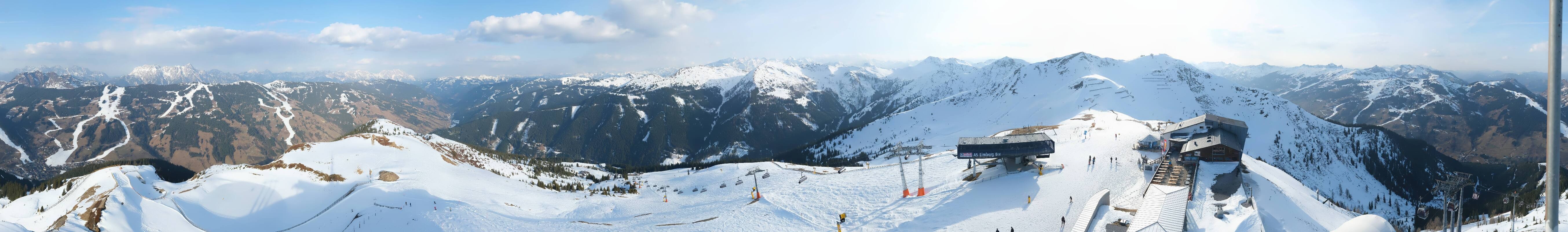 Archiv Foto Webcam Schattberg Ost bei Saalbach