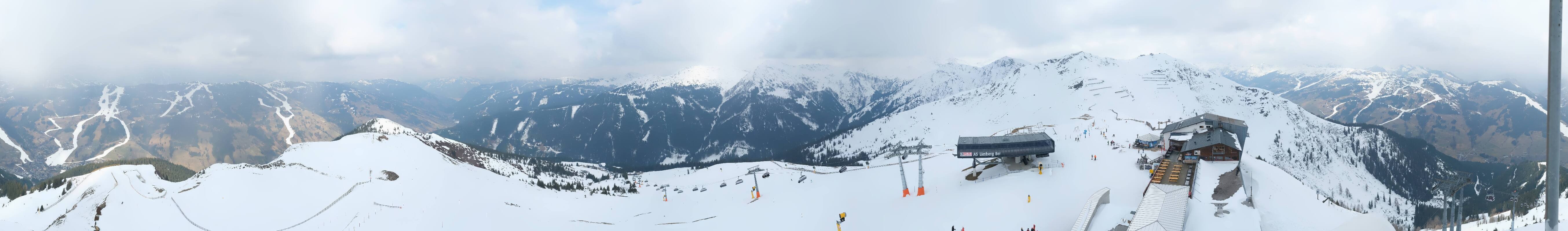 Archiv Foto Webcam Schattberg Ost bei Saalbach