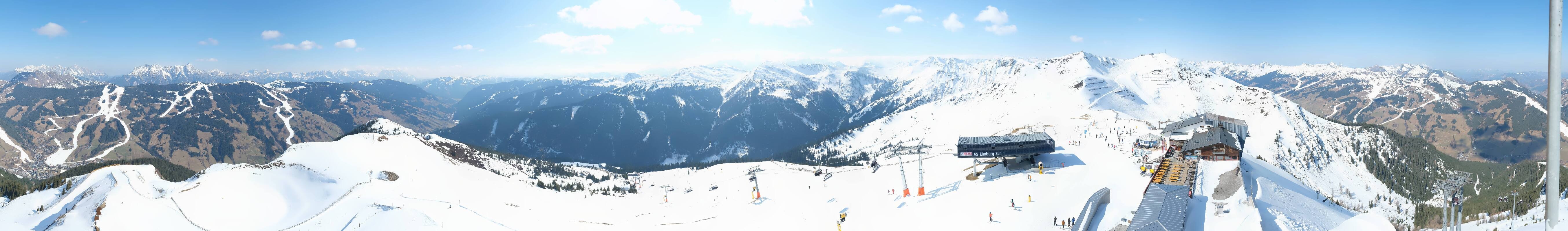 Archiv Foto Webcam Schattberg Ost bei Saalbach