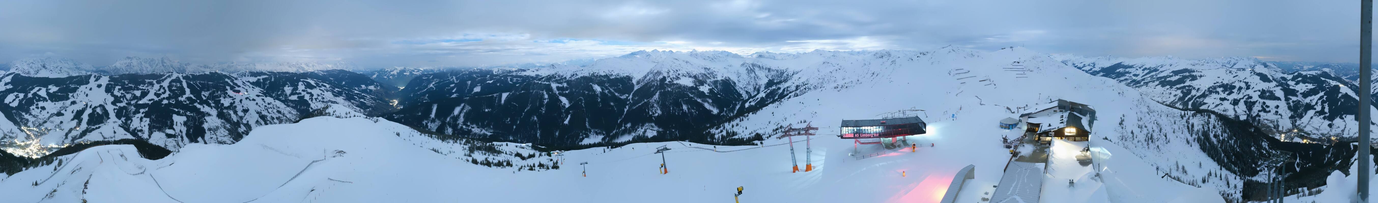 Archiv Foto Webcam Schattberg Ost bei Saalbach