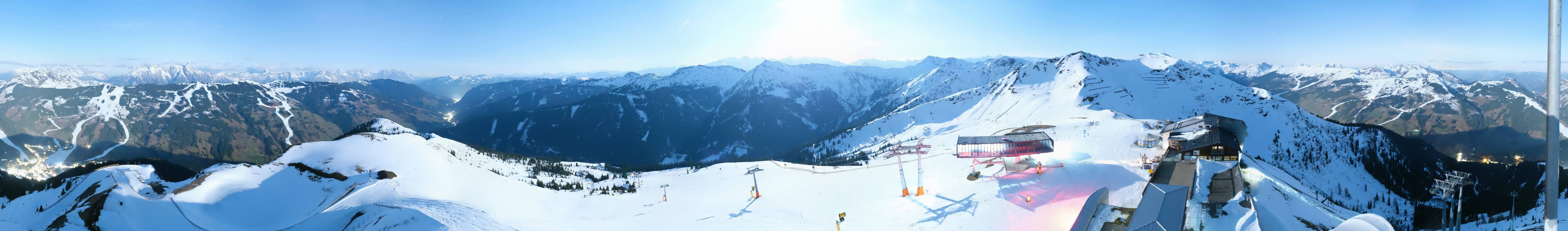 Archiv Foto Webcam Schattberg Ost bei Saalbach