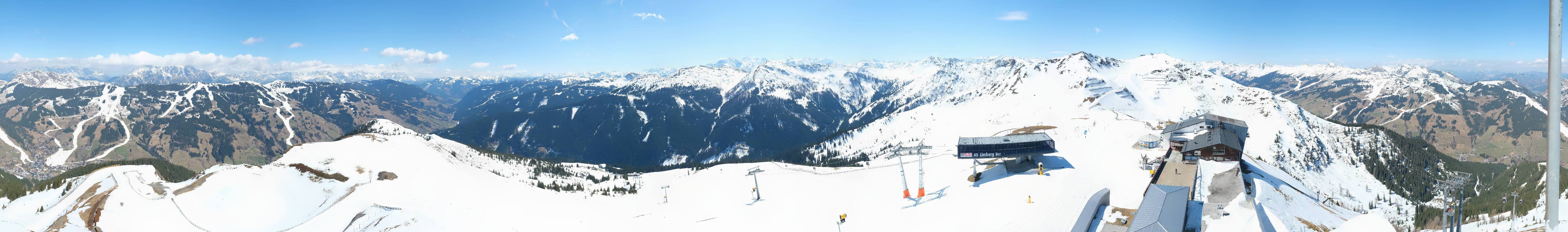 Archiv Foto Webcam Schattberg Ost bei Saalbach