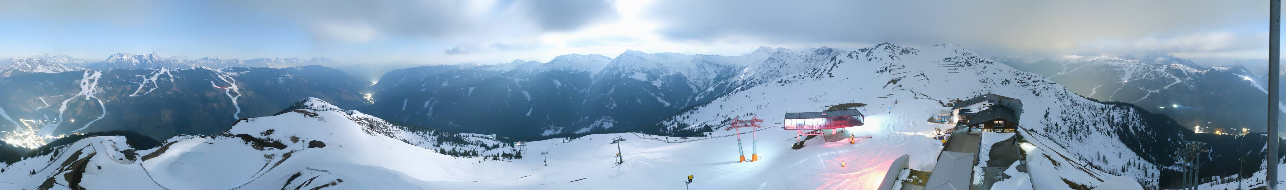 Archiv Foto Webcam Schattberg Ost bei Saalbach