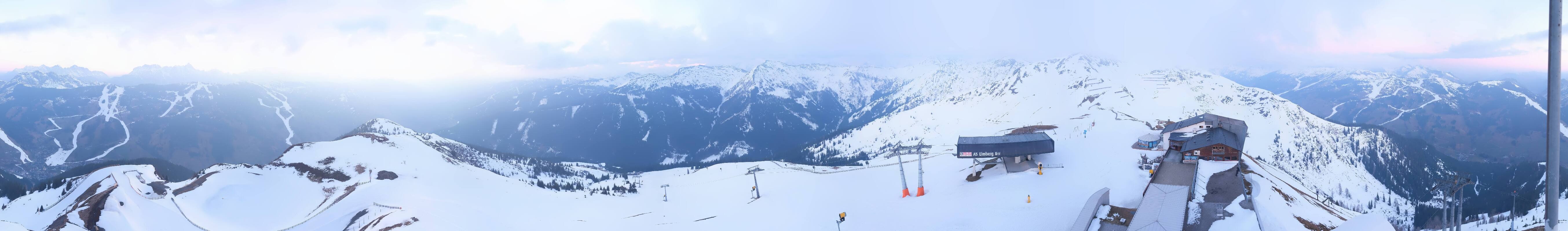 Archiv Foto Webcam Schattberg Ost bei Saalbach