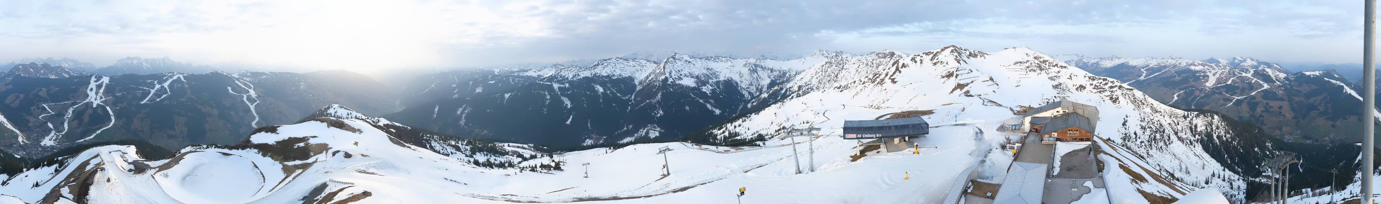 Archiv Foto Webcam Schattberg Ost bei Saalbach