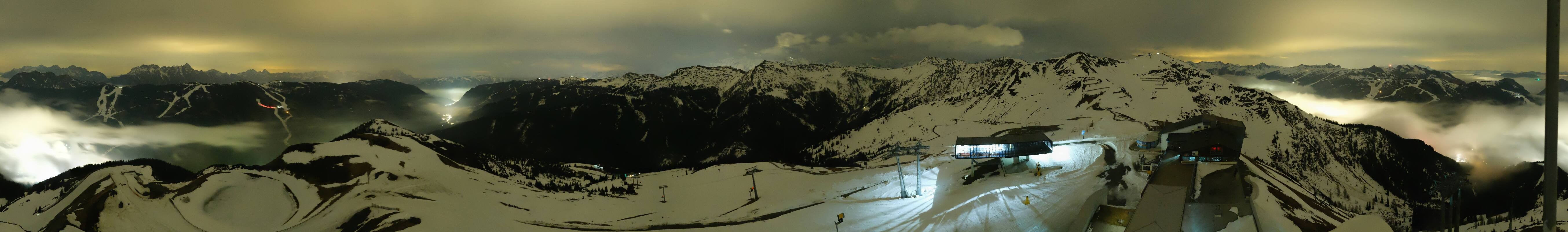 Archiv Foto Webcam Schattberg Ost bei Saalbach