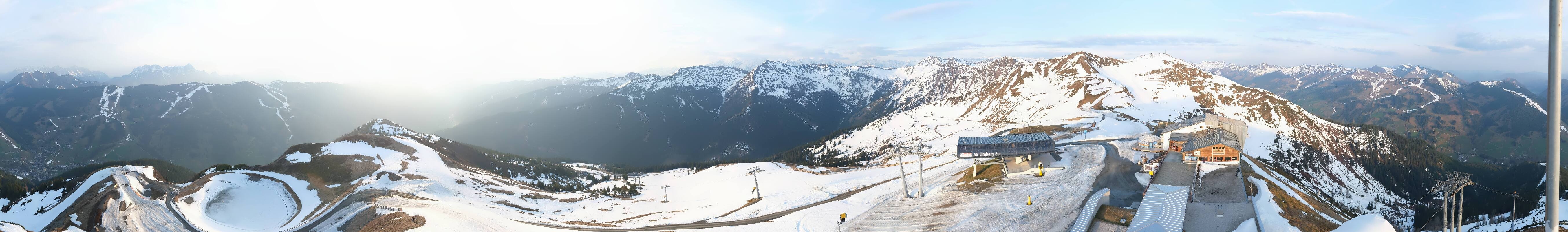 Archiv Foto Webcam Schattberg Ost bei Saalbach