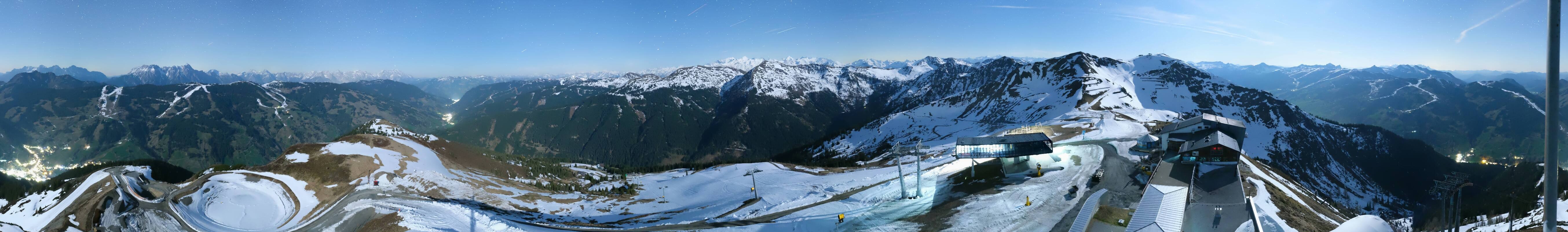 Archiv Foto Webcam Schattberg Ost bei Saalbach