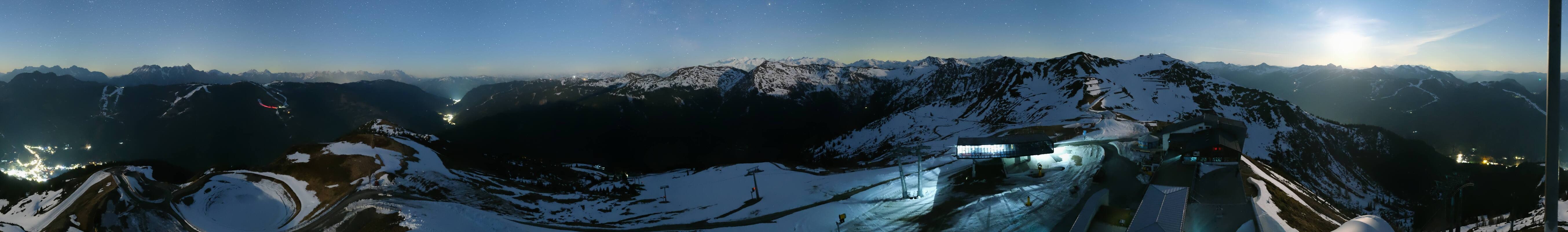 Archiv Foto Webcam Schattberg Ost bei Saalbach