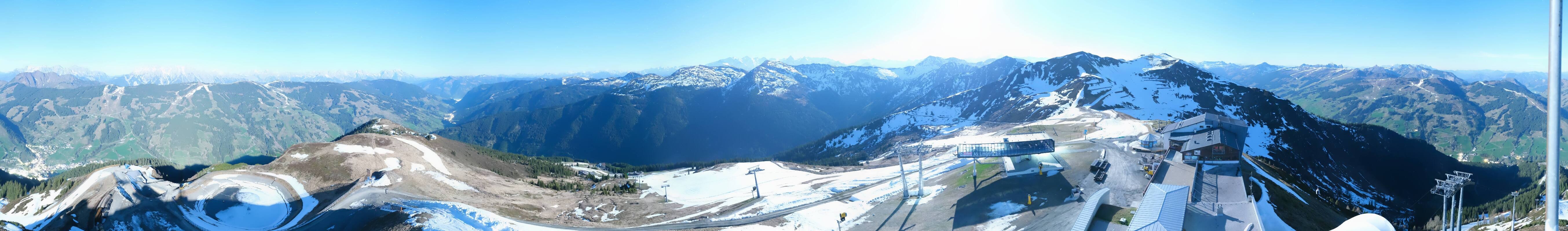 Archiv Foto Webcam Schattberg Ost bei Saalbach