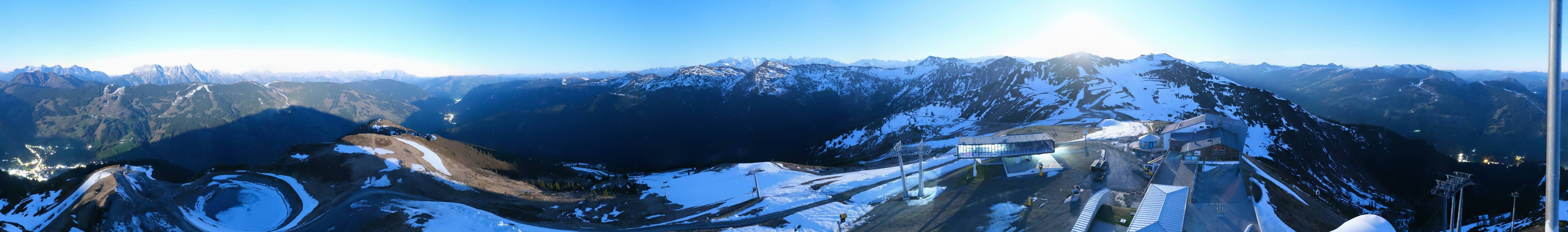Archiv Foto Webcam Schattberg Ost bei Saalbach