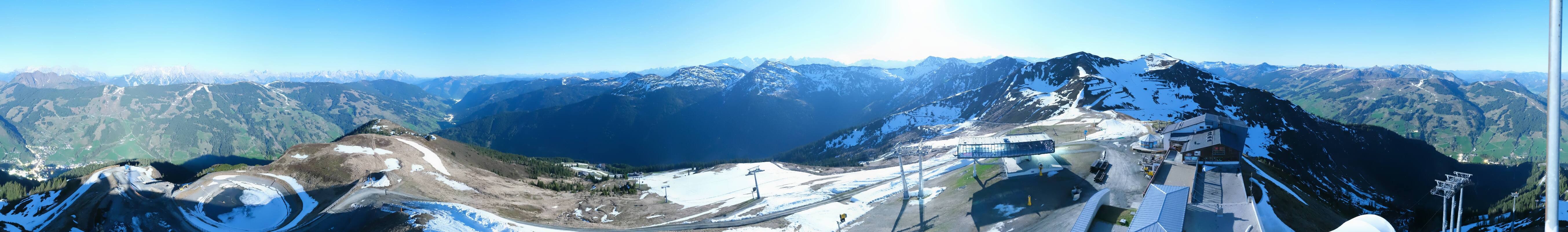 Archiv Foto Webcam Schattberg Ost bei Saalbach