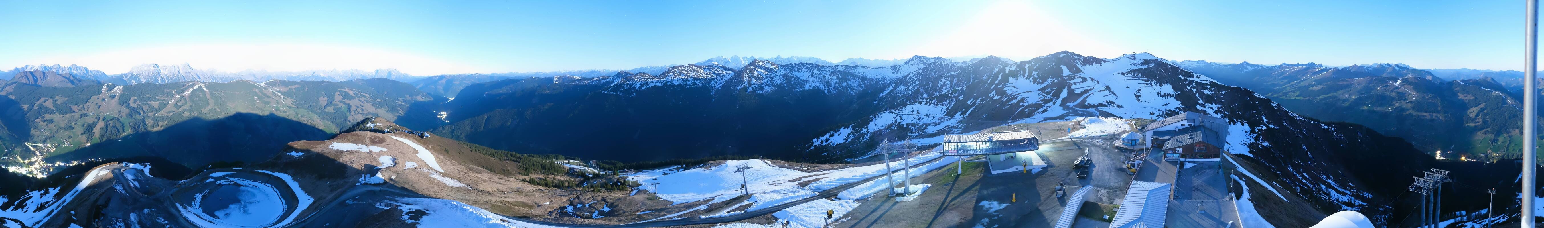 Archiv Foto Webcam Schattberg Ost bei Saalbach